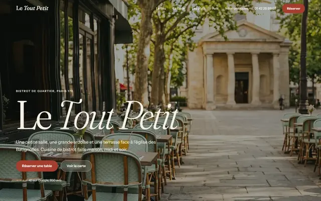 Page d'accueil du site Le Tout Petit
